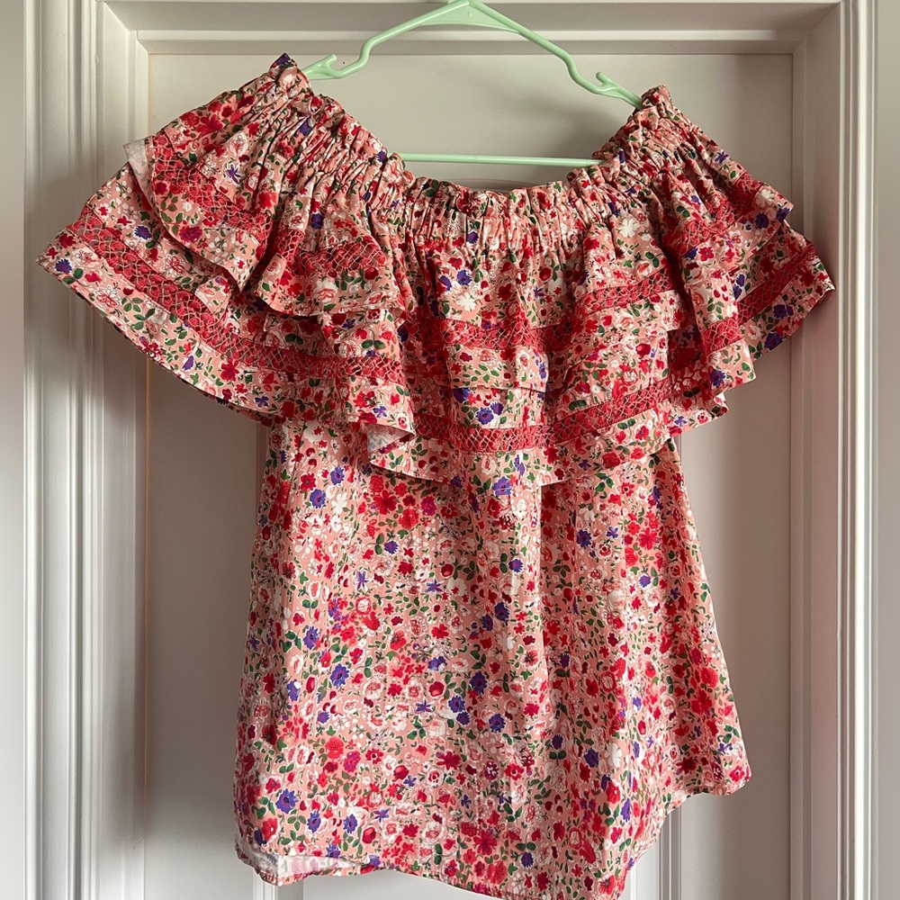 MI GOLODRINA ROSA BLOUSE Rosa Jardin de Coral Verano - Large